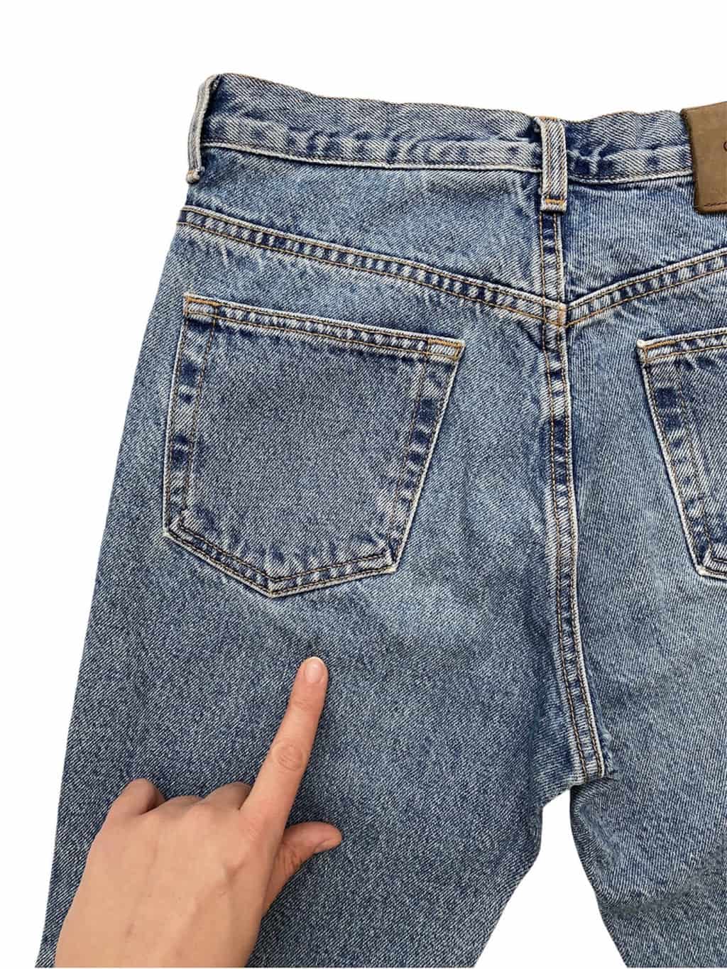 vintage stonewash jeans