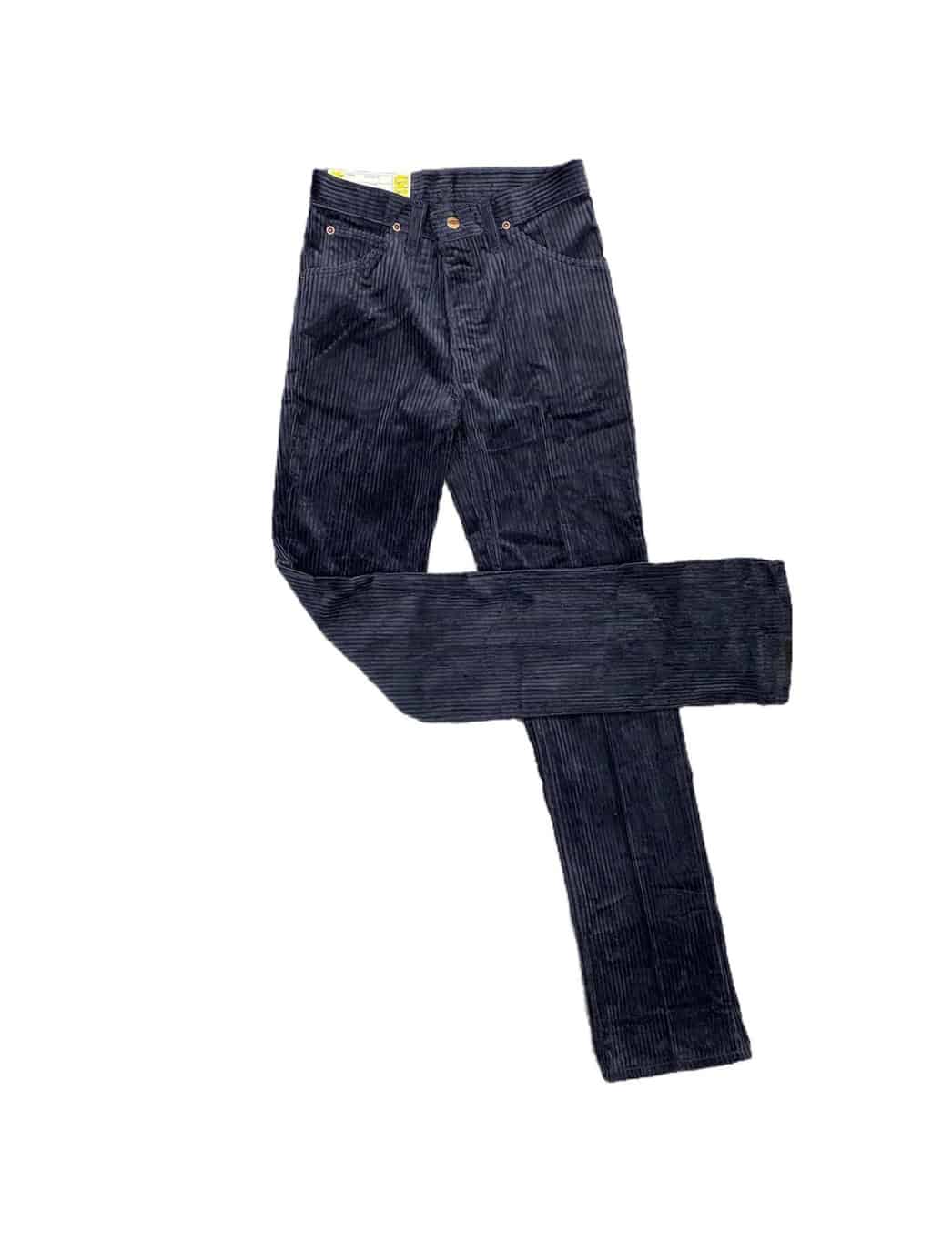 Vintage Wrangler navy blue corduroy high rise jeans circa 70s / 80s,  deadstock - W27 x  - St Cyr Vintage