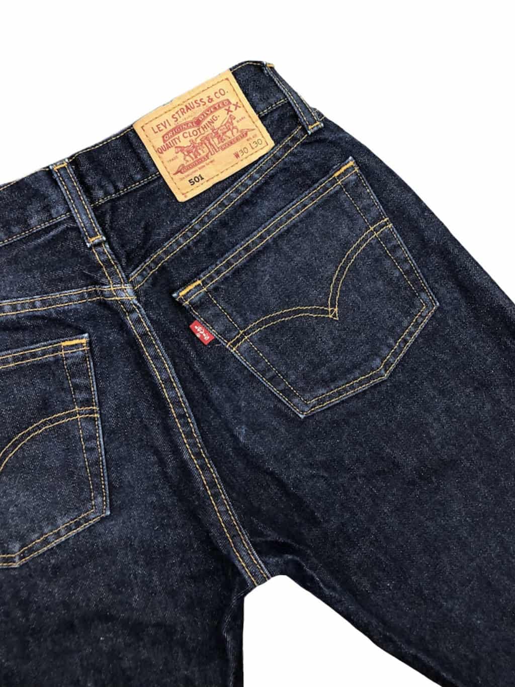 00s vintage dark blue levis 501s denim Jeans - W28 x L29 - St Cyr Vintage