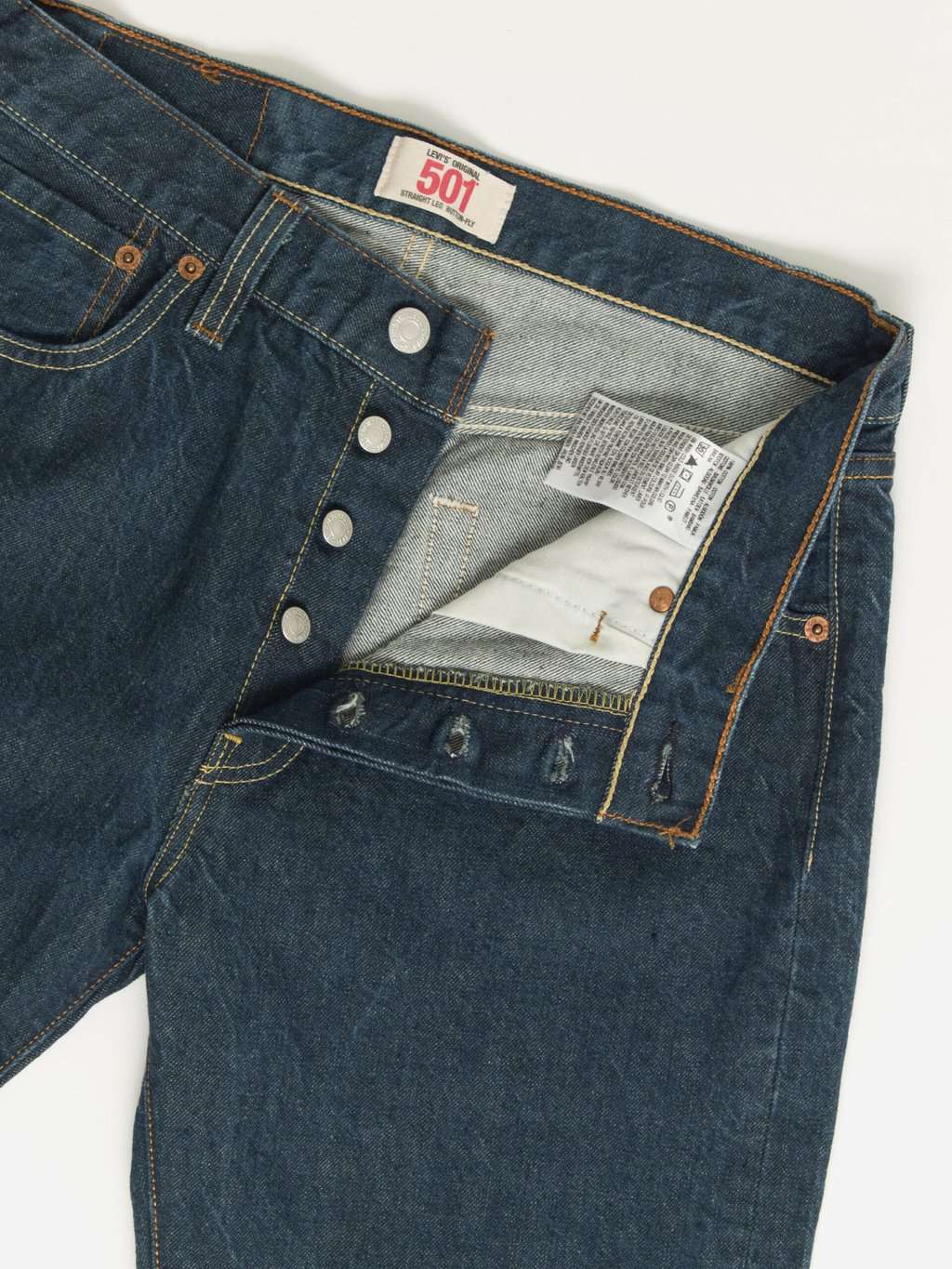 Vintage Levis 501 jeans 30 x 30 dark blue dark wash Y2K