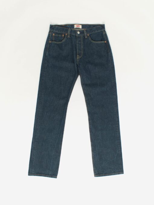 Vintage Levis 501 Jeans 30 X 30 Dark Blue Dark Wash Y2k
