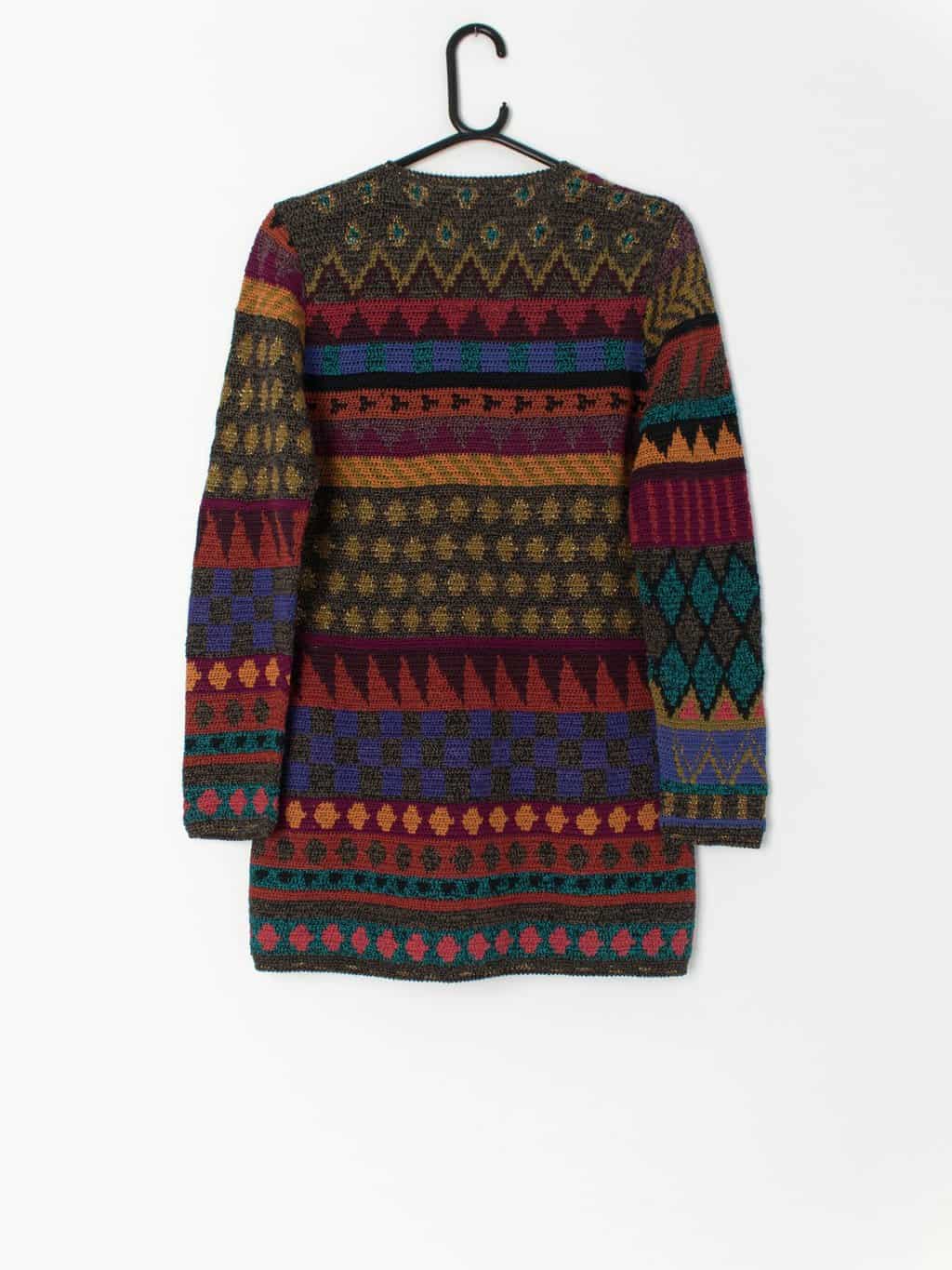 Vintage pima cotton cardigan by Peruvian Connection - Small