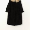 Vintage Brown Faux Fur Coat With Sheepskin Collar Small Medium Large