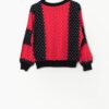 Vintage Black And Red Sweater Medium