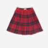 Vintage Courtelle Plaid Skort With Leather Fasteners Small 4