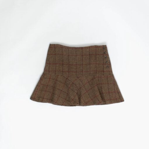 Ralph Lauren Rugby woven mini skirt Y2K plaid, 31 waist - Medium / Large